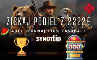 Adell turnaj + cashback 10 % v Synottip kasíne