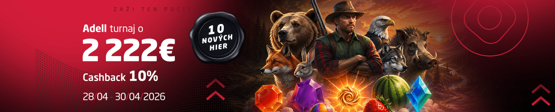 Adell turnaj + cashback v Synottipe