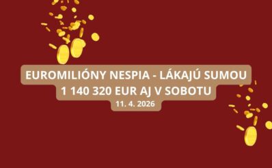 Euromilióny lákajú výhrami aj v sobotu