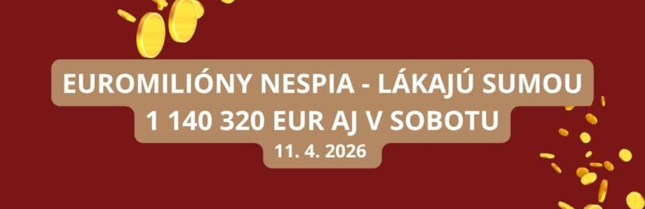 Euromilióny lákajú výhrami aj v sobotu