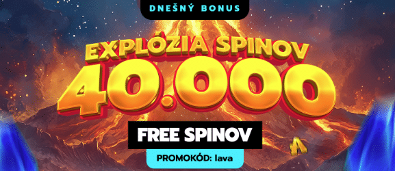 40 free spinov v Slovmatic