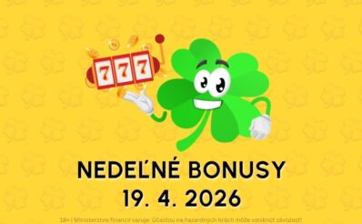 Free spiny a bonusy dnes 19. 4. 2026