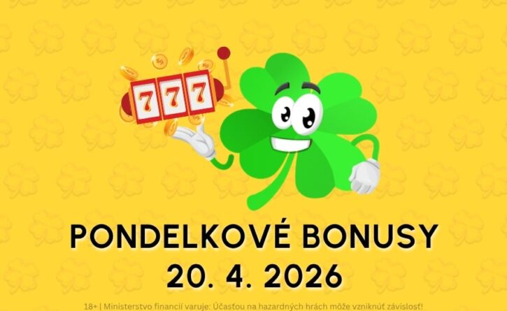 Free spiny a bonusy dnes 20. 4. 2026