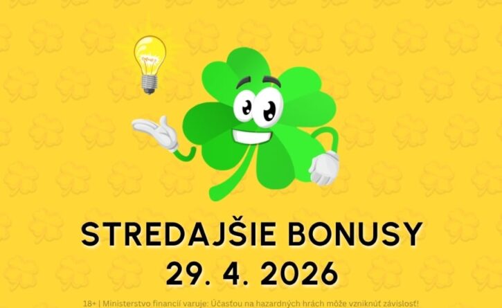 Free spiny a bonusy dnes 29. 4. 2026