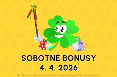 Free spiny a bonusy dnes SOBOTA 4. 4. 2026 (525 FS)