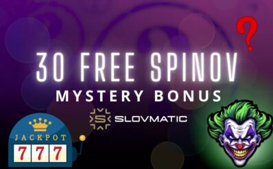 Mystery bonus - 30 FS v Slovmatic kasíne
