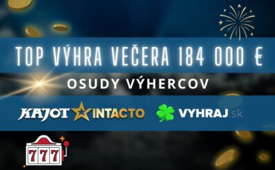 Top výhra večera v KajotIntacto kasíne