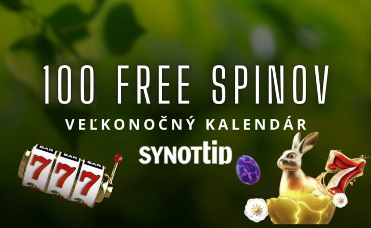 Veľkonočný kalendár - 100 FS v Synottip kasíne