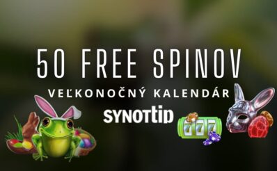 Veľkonočný kalendár - 50 FS v Synottip kasíne
