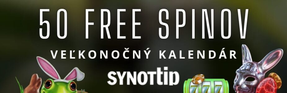 Veľkonočný kalendár - 50 FS v Synottip kasíne