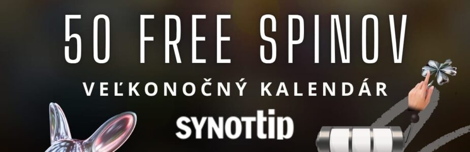 Veľkonočný kalendár - 50 FS v Synottip kasíne za E-žreby