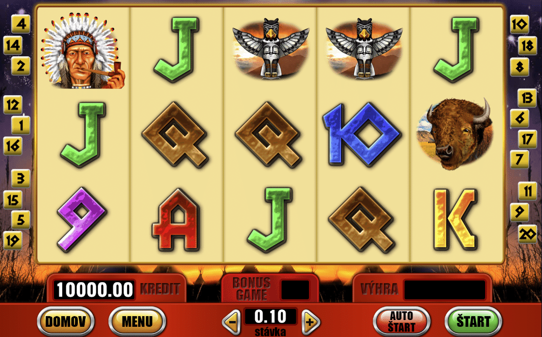 Wild Indians automat