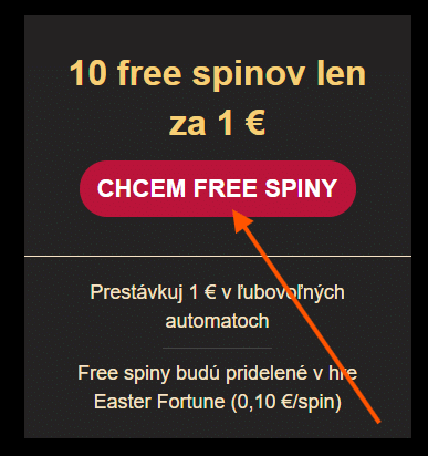 chcem free spiny