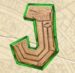 Symbol Písmeno J automatu Aztec Warrior Princess od Play’n GO