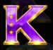 Symbol Písmeno K automatu Wild Vaults od Synot