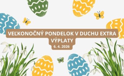 Veľkonočné žrebovanie Extra výplaty