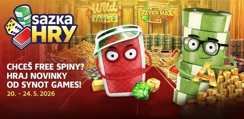 10 free spinov v SazkaHry