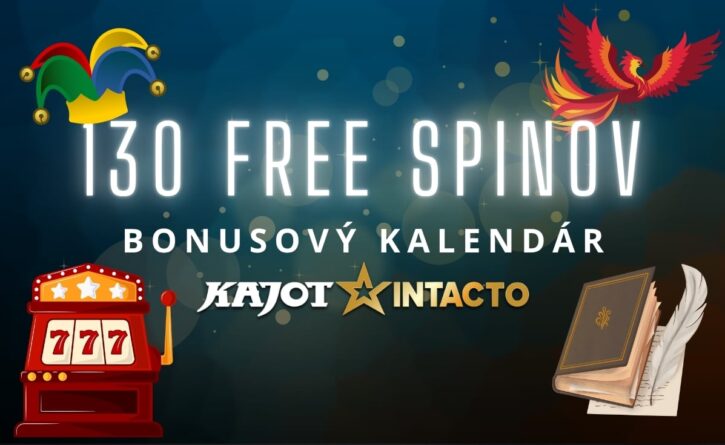 130 free spinov v KajotIntacto kasíne