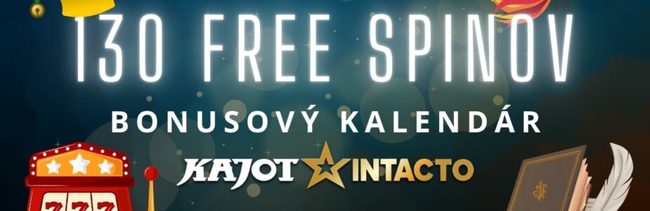 130 free spinov v KajotIntacto kasíne