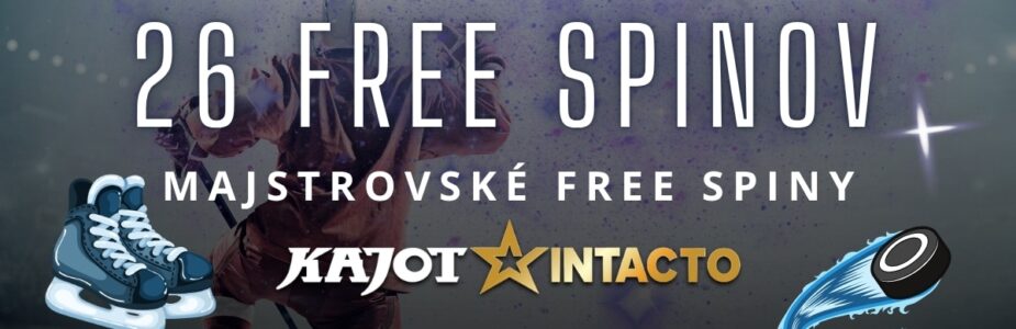 26 free spinov v KajotIntacto kasíne