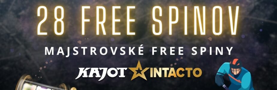 28 free spinov v KajotIntacto kasíne