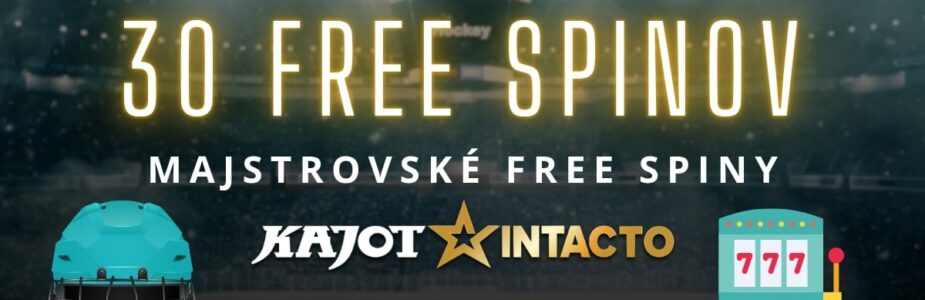 30 free spinov v KajotIntacto kasíne
