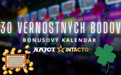 30 vernostných bodov v KajotIntacto kasíne