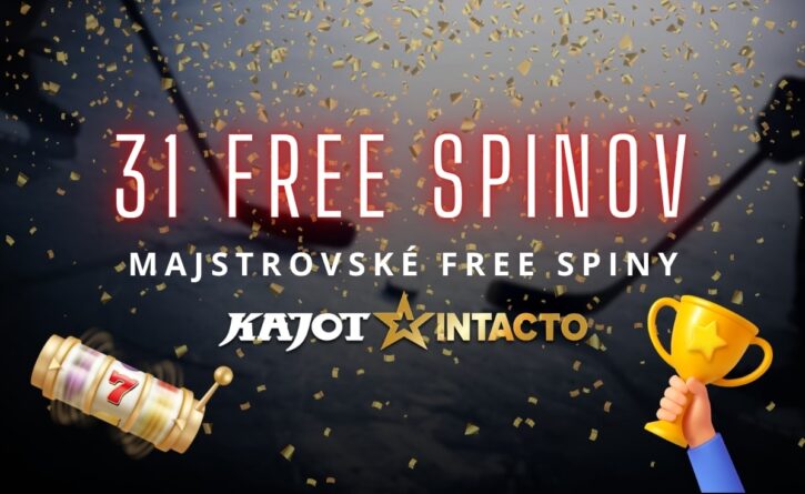 31 free spinov v KajotIntacto kasíne