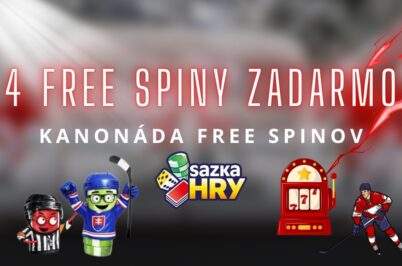 Sazkahry: Získaj 4 free spiny ZADARMO bez podmienok