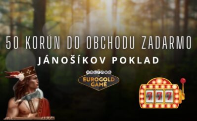 50 korún do obchodu v Eurogolde kasíne
