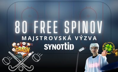 80 free spinov - Majstrovská výzva v Synottipe