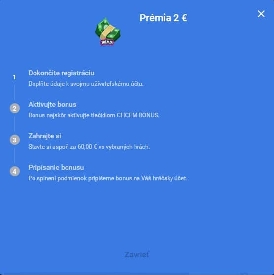 Denný bonus z kalendára Majstrovstvá v Tipsporte