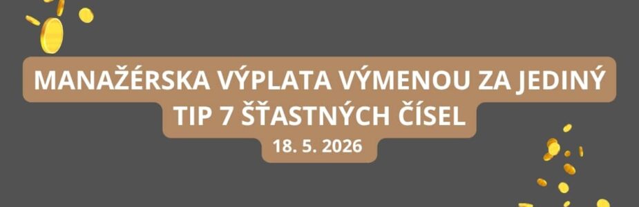 Extra výplata je tu s pondelkom zas