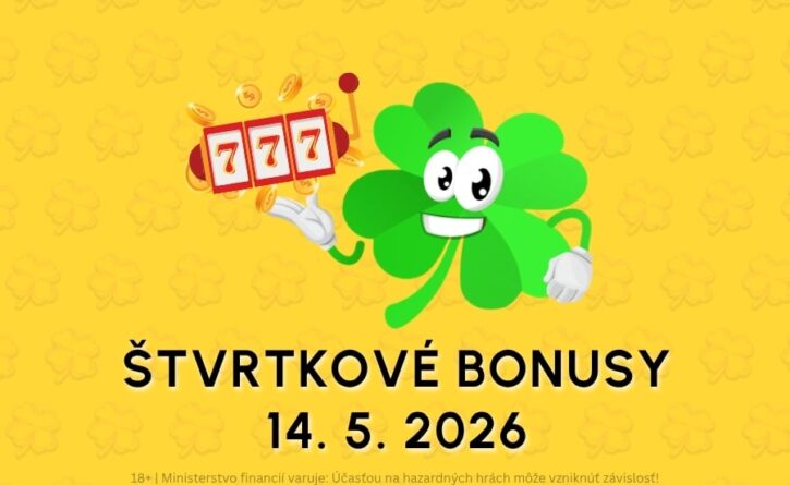 Free spiny a bonusy dnes 14. 5. 2026