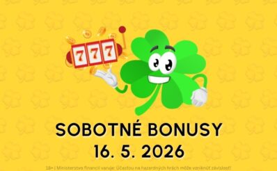 Free spiny a bonusy dnes 16. 5. 2026