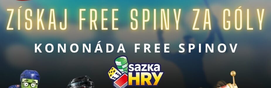 Kononáda Free spinov v SazkaHry