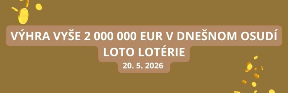Loto lotéria na dnes