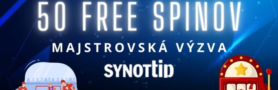 Majstrovská výzva - 50 FS v Synottip kasíne