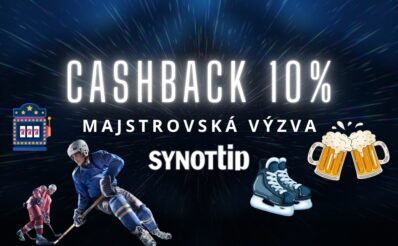 Majstrovská výzva CASHBACK v Synottipe