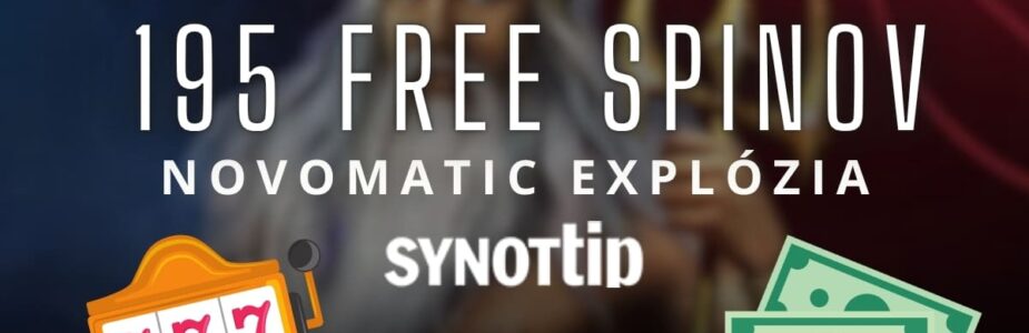 Novomatic explózia 195 FS v Synottip kasíne