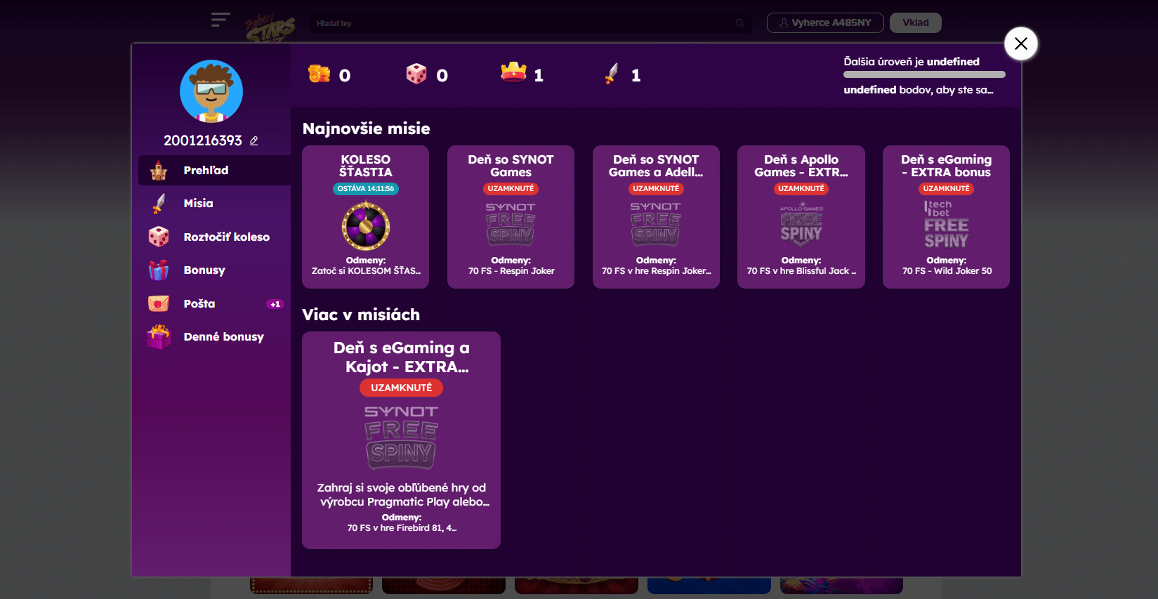 Promo akcie v Rebuy Stars