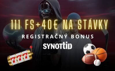 Registračný bonus v Synottipe
