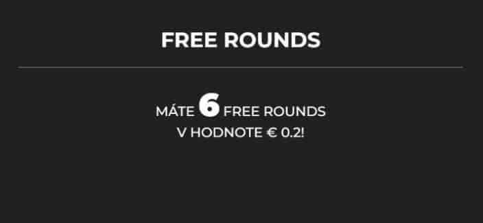 6 free spinov v Sazkahry