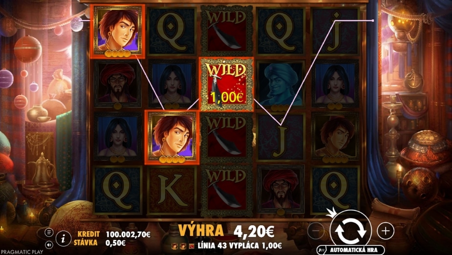 Téma a symboly Aladdin’s Treasure
