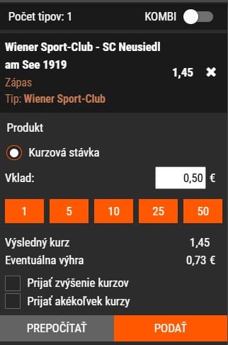 Ticket stávka v Synottipe