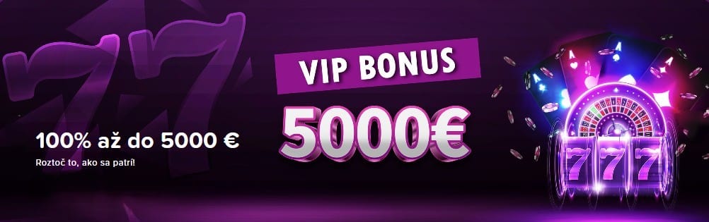 VIP bonus do 5000 € v Rebuy Stars