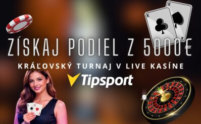 Získaj podiel z 5000 € v Tipsport kasíne