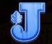Symbol Písmeno J automatu Badge Blitz od Pragmatic Play