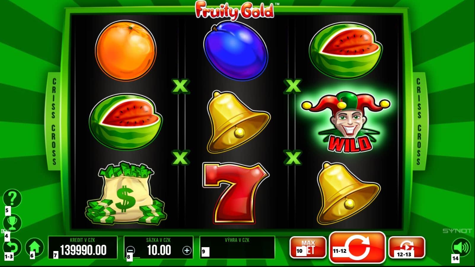 Ako hrať online hrací automat Fruity Gold