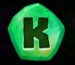 Symbol Písmeno K automatu Aztec Powernudge od Pragmatic Play